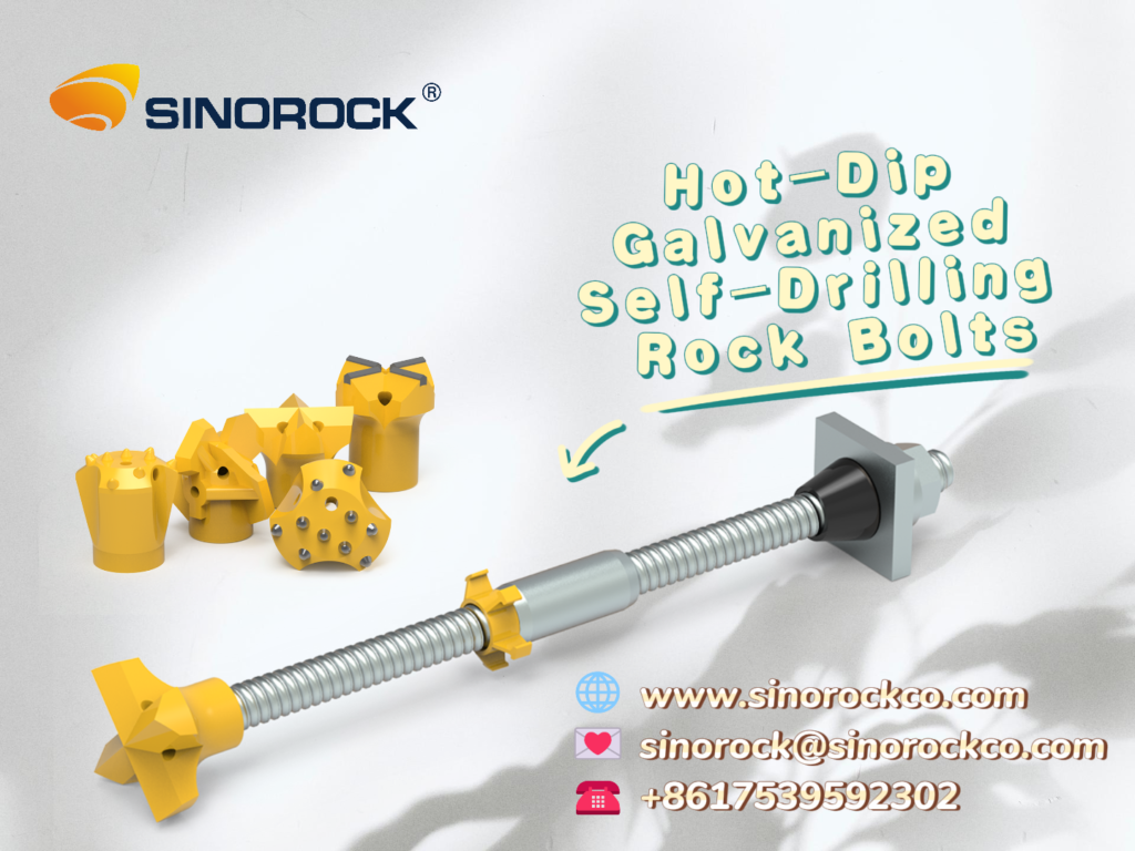 Hot-Dip Galvanized Self-Drilling Rock Bolts