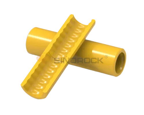 coupler in a self-drilling rock bolt