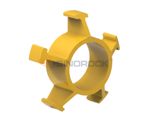 centralizer in a self-drilling rock bolt